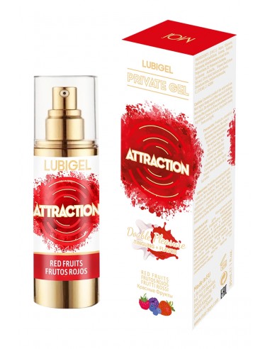 Lubrifiant stimulant fruits rouges - Attraction