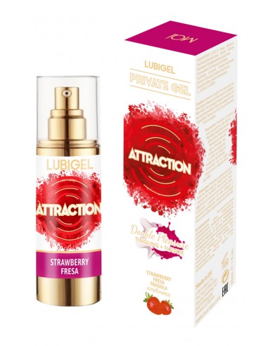 Lubrifiant stimulant fraise - Attraction