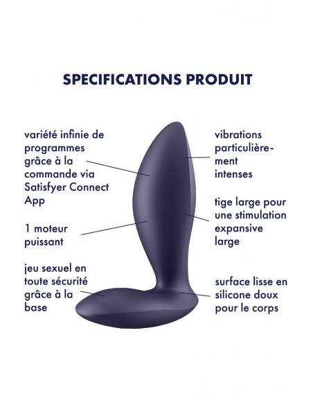Enchufe de alimentación conectado - Satisfyer