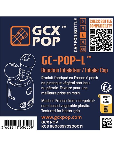 Bouchon Inhalateur d'Arôme GC-POP™ Taille L