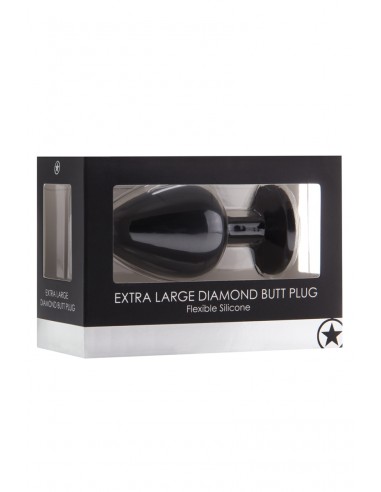 Diamant-Analplug – Extra groß