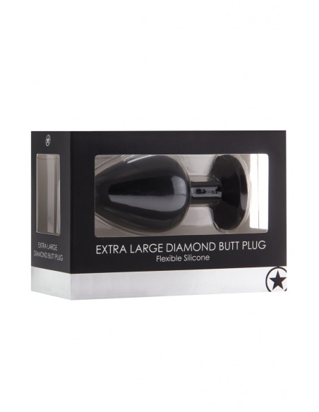 Plug Anal de Diamante - Extra Grande