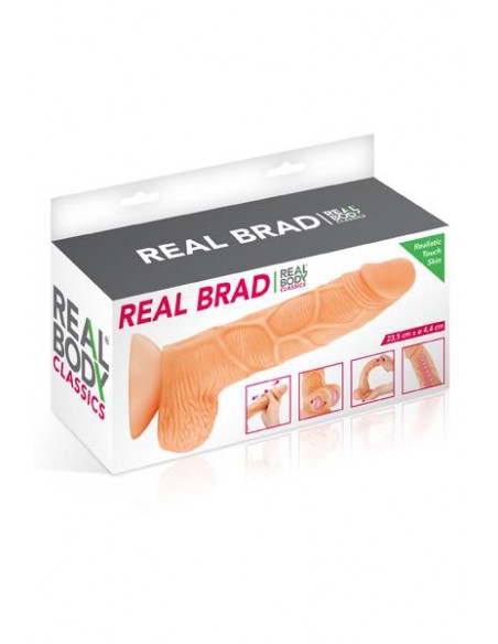 Ultrarealistischer Dildo 21 cm – Real Brad