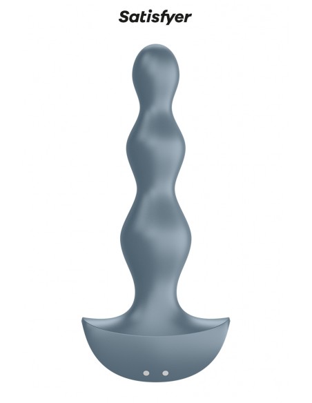 Plug anal vibrador Lolli Plug 2 gris - Satisfyer