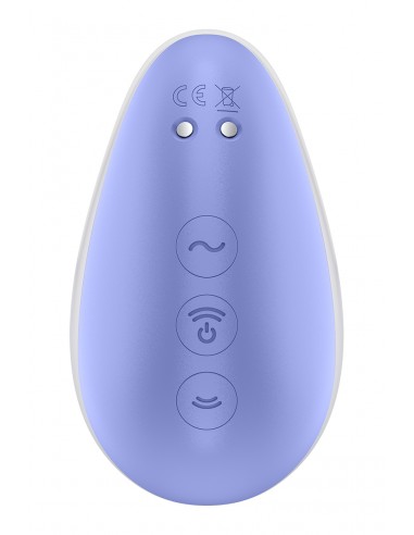 Stimulateur Pixie Dust air pulsé et vibrations - rose et violet