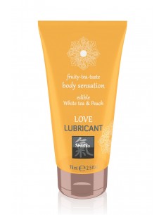 Lubrifiant comestible Thé et Pèche - Shiatsu