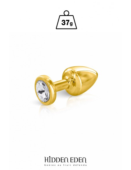 Goldfarbener Aluminium-Schmuckstecker XS – Hidden Eden