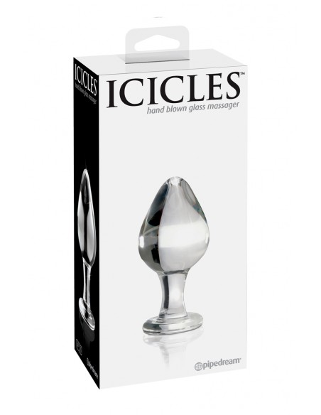Plug anal de vidrio Icicles nº 25