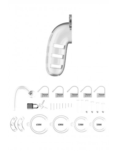 Cage de chasteté 14cm avec plug -...