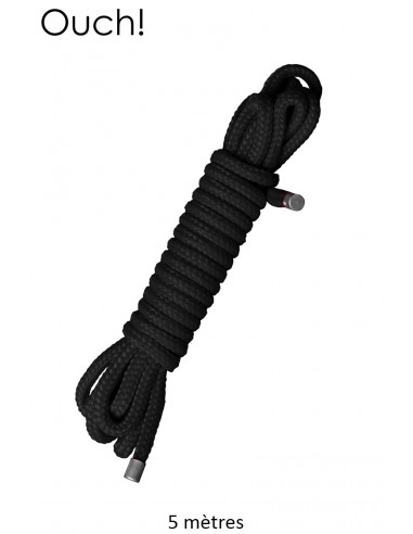 Corde de bondage Japonais 5m noire -...