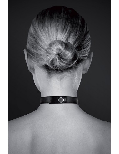 Collier Fetish avec double  anneau -...