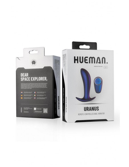 Plug vibrador a control remoto Uranus - Hueman