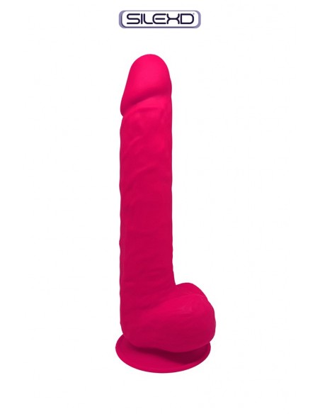 Doppeldichter XXL-Dildo Pink 38 x 7 cm - SilexD