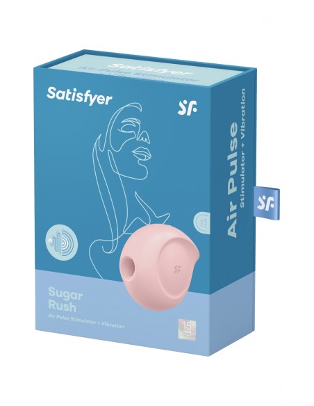 Doble estimulador Sugar Rush rosa - Satisfyer
