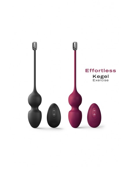 Bolas de amor teledirigidas negras - Dorcel