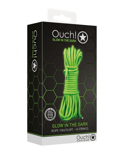 Corde de bondage phosphorescente 10m...