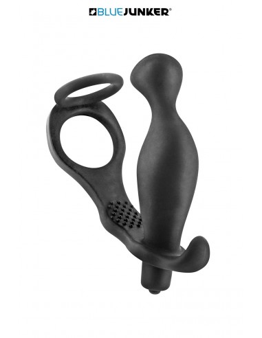 Anillo para el pene y estimulador vibratorio de próstata