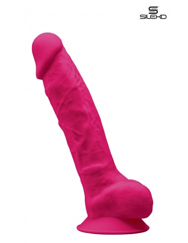 Dildo doble densidad rosa 23 cm - Modelo 1