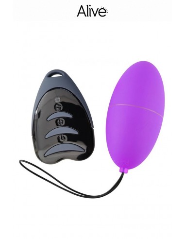 Magic Egg 3 Vibrationsei mit Fernbedienung – Lila