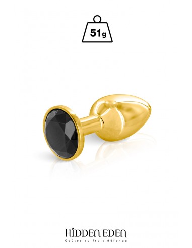 Tapón de joyería de aluminio dorado y negro S - Hidden Eden