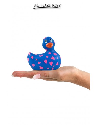 Mini canard vibrant Romance bleu et rose Mini canard vibrant Romance bleu et rose