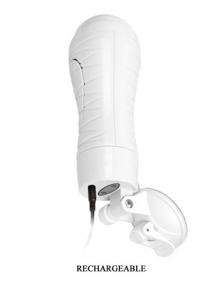 Masturbador de boca vibrante - Crazy Bull