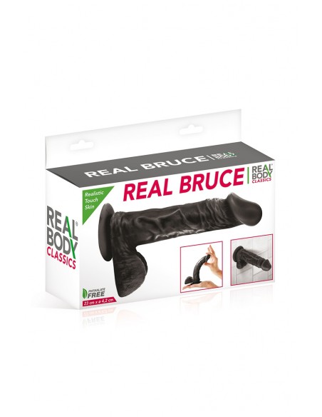 Realistischer Dildo 23 cm – Real Bruce Black