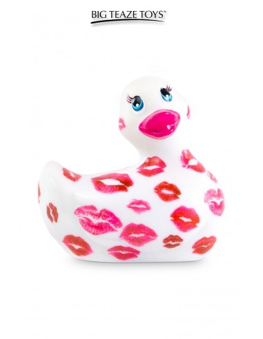 Weiße und rosafarbene Mini-Ente „Romance Vibrant“.