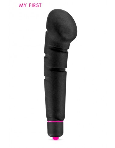 duro en vibrador - mi primero