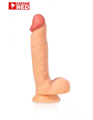 Der realistische Intense-Dildo 24 x 5 cm – Captain Red