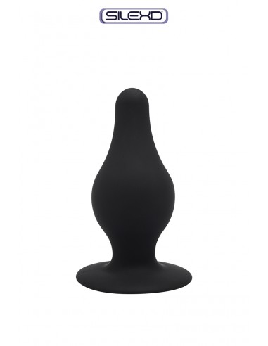 Plug anal The Original Model 2 noir 7,2 cm - SilexD