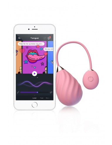 Huevo vibrador conectado Magic Sundae rosa - Magic Motion