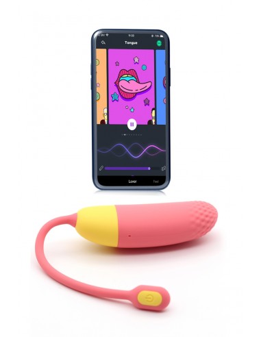Huevo vibrador conectado Magic Vini Naranja - Magic Motion