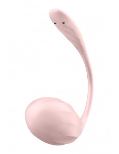 Oeuf vibrant connecté Ribbed Petal rose - Satisfyer 2