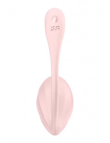 Oeuf vibrant connecté Ribbed Petal rose - Satisfyer