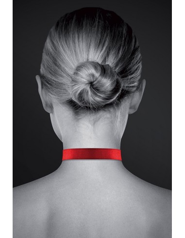 Collier rouge cadenas coeur - Bijoux...
