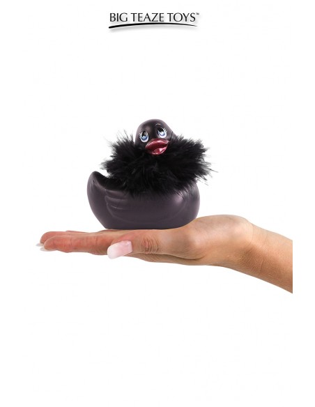Mini canard vibrant Duckie Paris - noir Mini canard vibrant Duckie Paris - noir