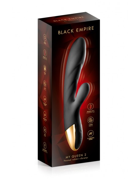 Vibromasseur chauffant My Queen 2 - Black Empire Vibromasseur chauffant My Queen 2 - Black Empire