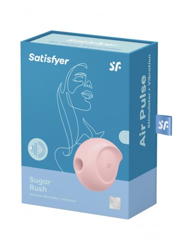 Double stimulateur Sugar Rush rose - Satisfyer