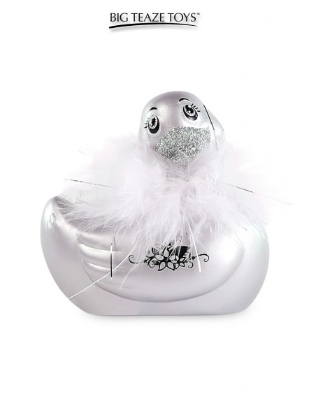 Duckie Paris vibrierende Mini-Ente – Silber