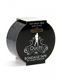 Ruban de bondage 20 m - noir 2