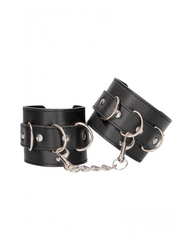 Menottes Premium en cuir noir - Ouch