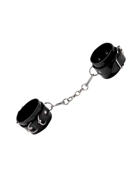 Menottes Premium en cuir noir - Ouch