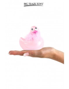 Mini canard vibrant Duckie Paris - rose 2