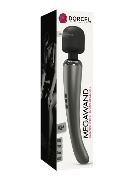 Stimulateur Megawand Silver - Dorcel Stimulateur Megawand Silver - Dorcel