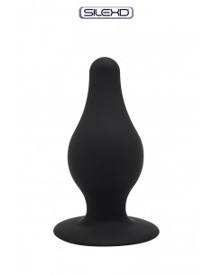 Plug anal The Original Model 2 noir 9,3 cm - SilexD
