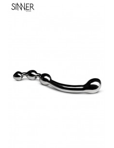 Gode métal Pleasure Wand - Sinner Gear 2
