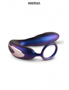 Plug vibrant et cockring Black Hole - Hueman 2