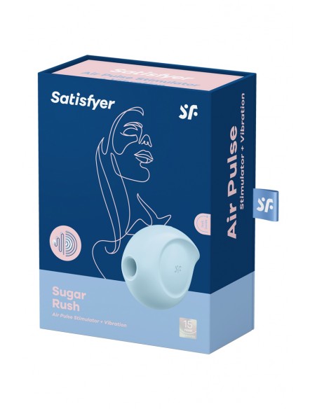 Double stimulateur Sugar Rush bleu - Satisfyer Double stimulateur Sugar Rush bleu - Satisfyer