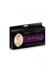 5 liens satin pourpre -... 2